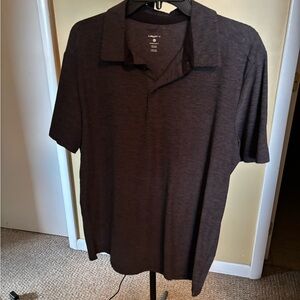 Calvin Klein Dark Gray Men's Polo Shirt